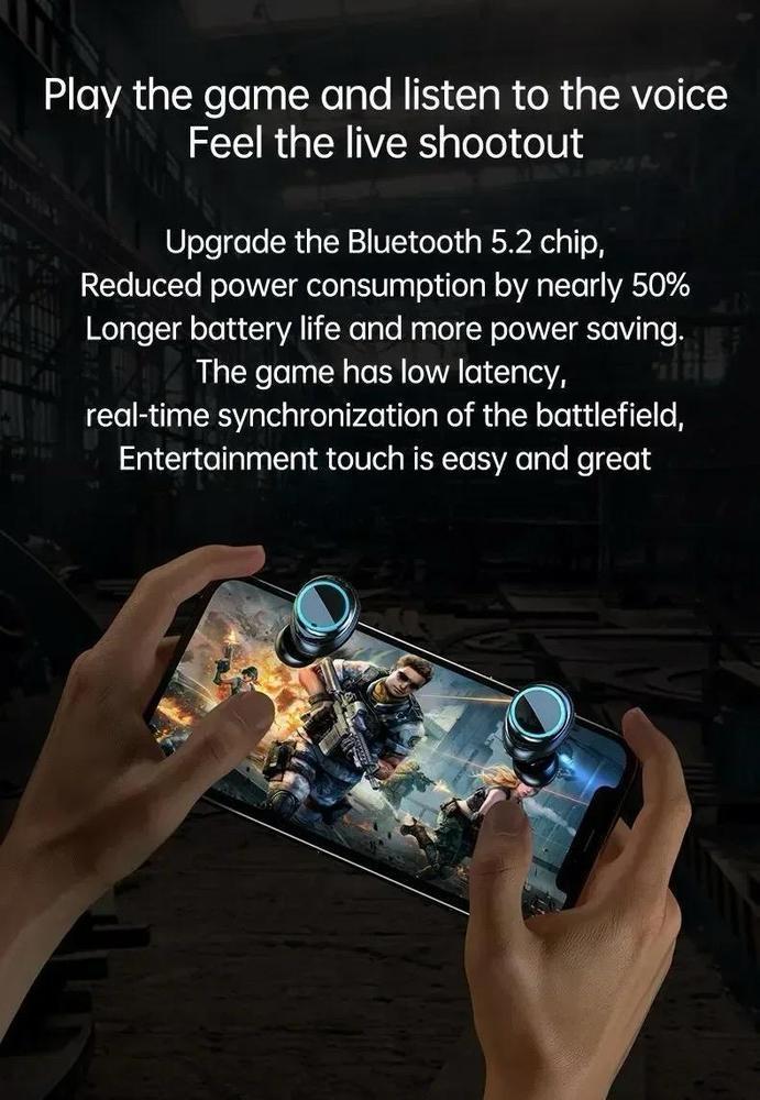 M25 Gamming earbuds - Ultra Long Battery | Heavy Bass | Fast Charge