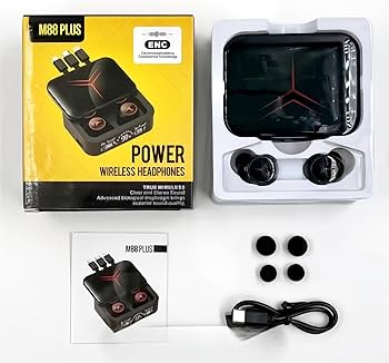 M88 Wireless Gaming Earbuds - heavy bass | Long battery | Clear Calling